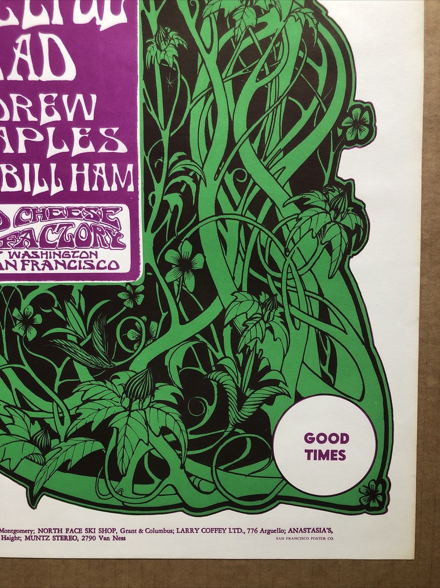 Grateful Dead Concert Poster Andrew Staples The Old Cheese Factory