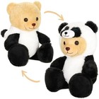 BRUBIES Teddy Panda - 10 Inch Teddy Bear in Panda Costume with Hood