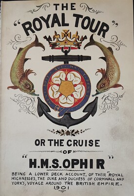 Königliche Tour oder Kreuzfahrt der HMS Ophir, 1901, Buchillustration (Druck), 1980