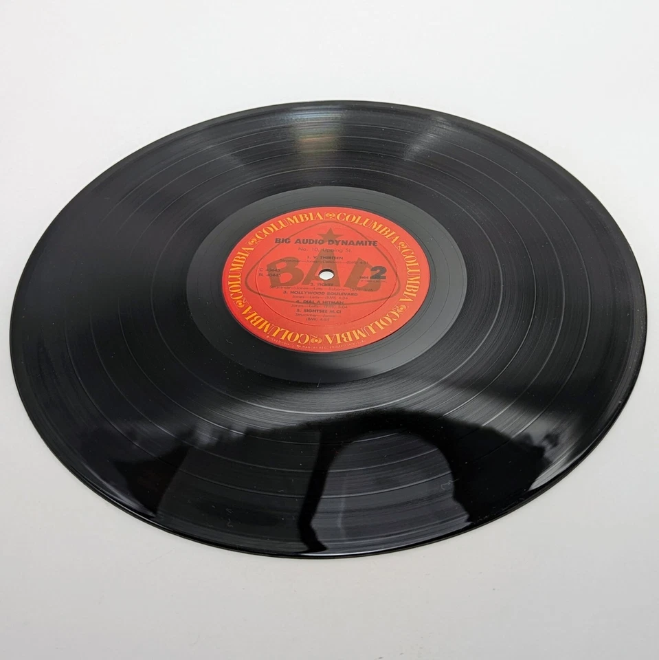 B.A.D. Big Audio Dynamite No. 10, Upping St. Vinyl LP 1986 Mint Foto 2 de 4