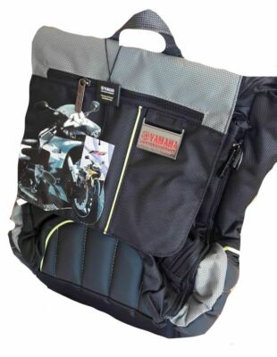 ZAINO YAMAHA 46 PANINI MOTO VALENTINO ROSSI CARTELLA SCUOLA Backpack SPALLA  nero | eBay