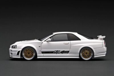 Ignition Model 1/18 Nissan Skyline GT-R (BNR34) WHITE finished