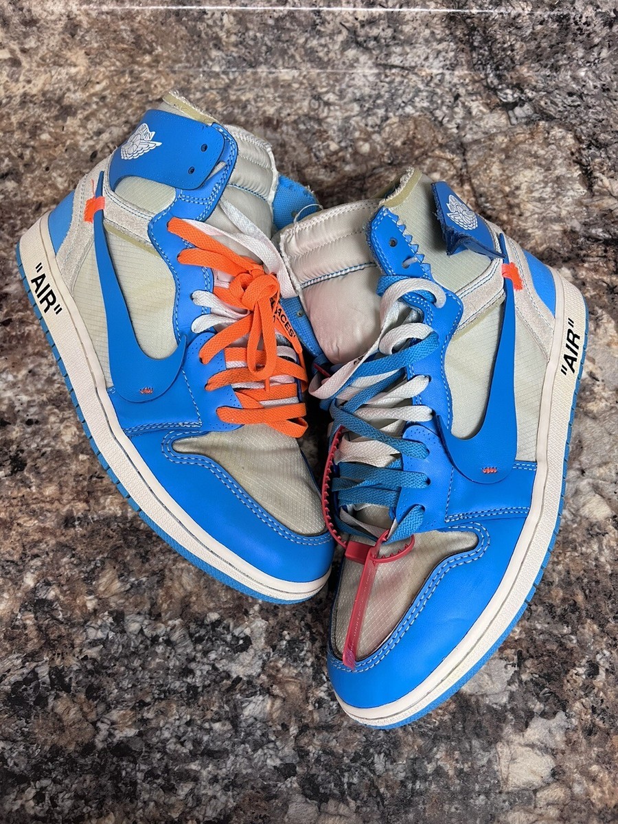 Nike Off-white jordan 1 UNC university blue og size 12