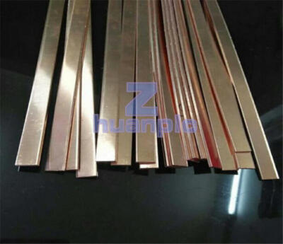 1pcs NEW 99% 3mm X 15mm X 500mm Copper T2 Cu Metal Flat Bar Plate - View #8