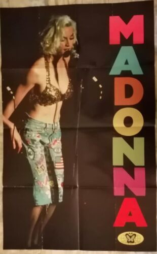 Madonna / Jovanotti - vintage poster - from italian magazine - cm. 85x53 - Bild 1 von 2