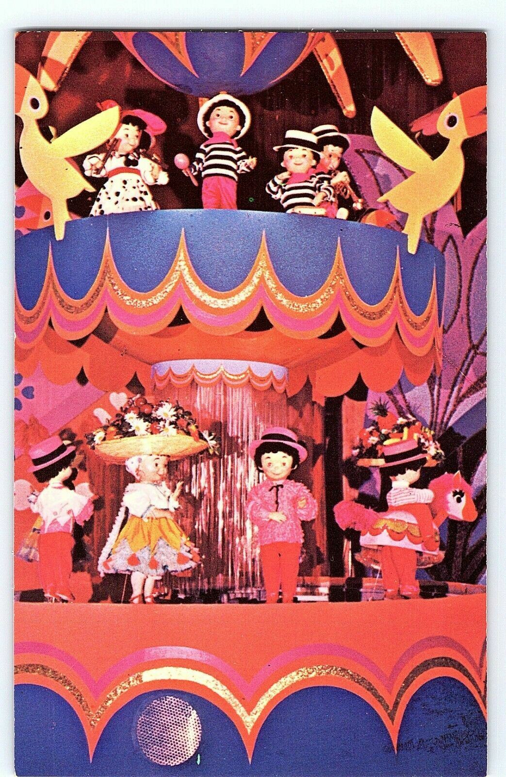 Its A Small World Disney World Orlando FL Vintage Postcard 0100-10358
