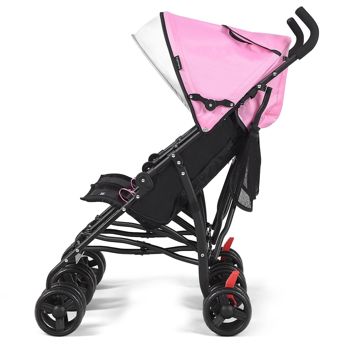 costway foldable twin baby double stroller