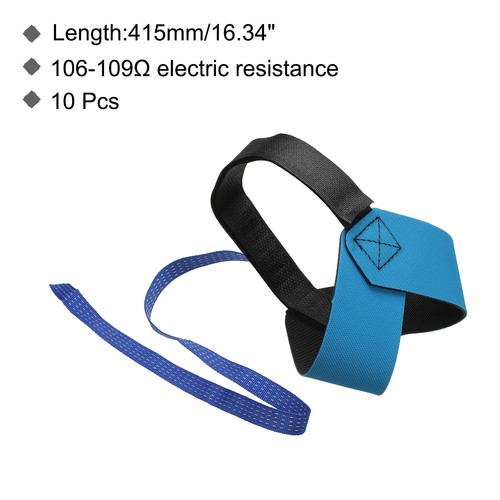 10pcs ESD Anti Static Foot Heel Straps Anti Static Wrist Strap Band Adjustable - 第 3/5 張圖片