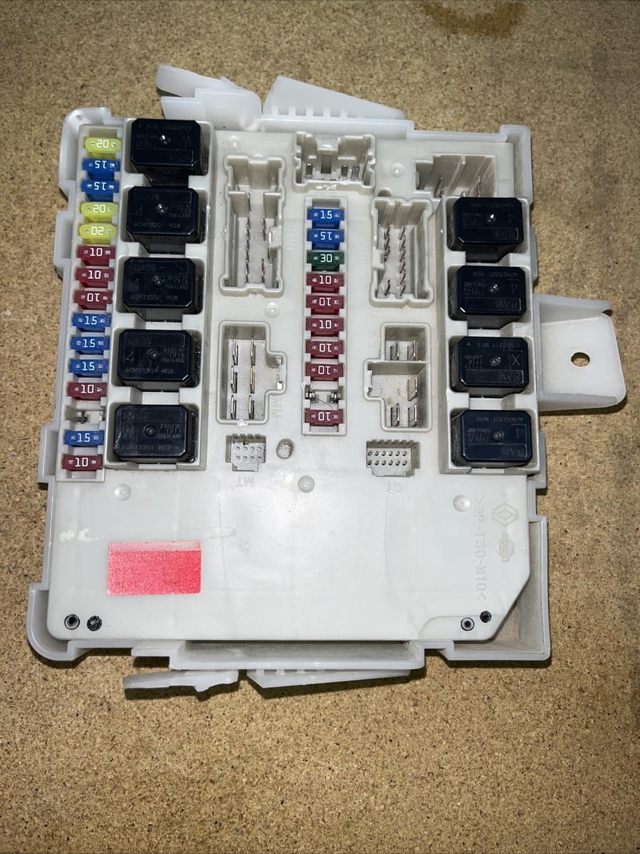 Fuse Box Diagram Nissan Sunny (Sentra) And Relay With, 45 OFF