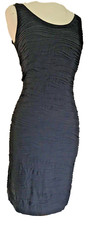 Black Bodycon Bandage Dress, Cocktail Club Mini Short M Stretch Sexy, Chic Slim