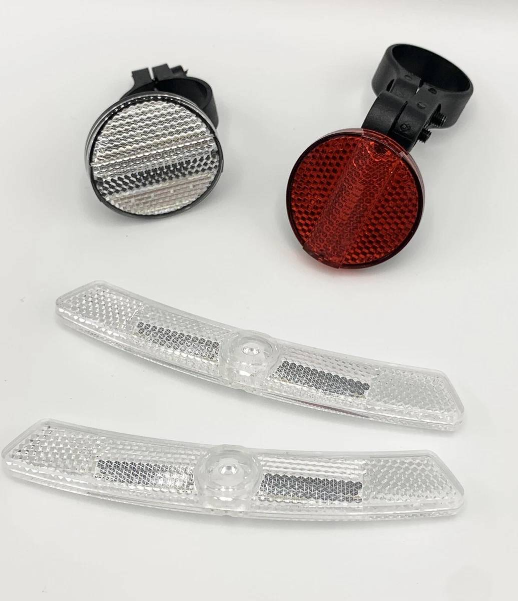 NEW Trek Bike Reflectors Front Rear Two Wheel Reflectors Lot Of 4