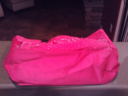 RARO BOLSO DE PLAYA PROMOCIONAL VICTORIA'S SECRET GRANDE 20"X13" LIGERAMENTE USADO VER FOTOS - Imagen 13 de 14