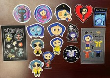 Coraline Spooksieboo 15 Piece Sticker Set