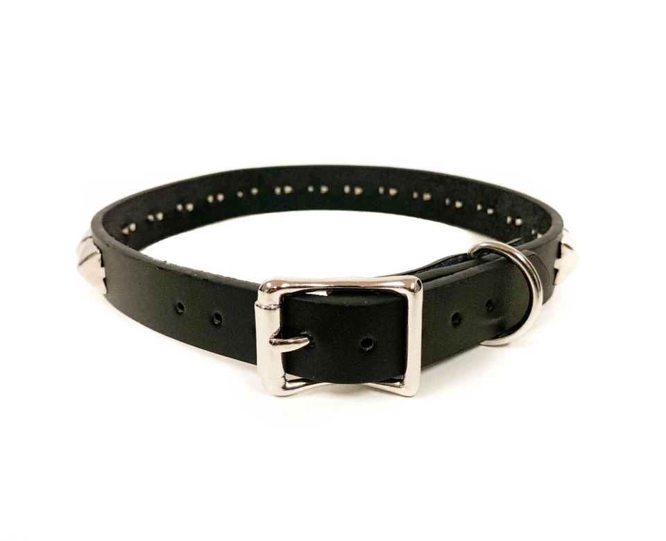 Gargantilla Clásica Gótica Cuello Punk Tachonado Cuero Genuino Hecha en Estados Unidos Estilo Años 70 Foto 4 de 4