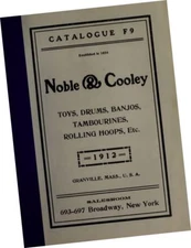 Noble + Cooley Catalogue (1912) Toys Drums Banjos Tambourines Rolling Hoops Etc