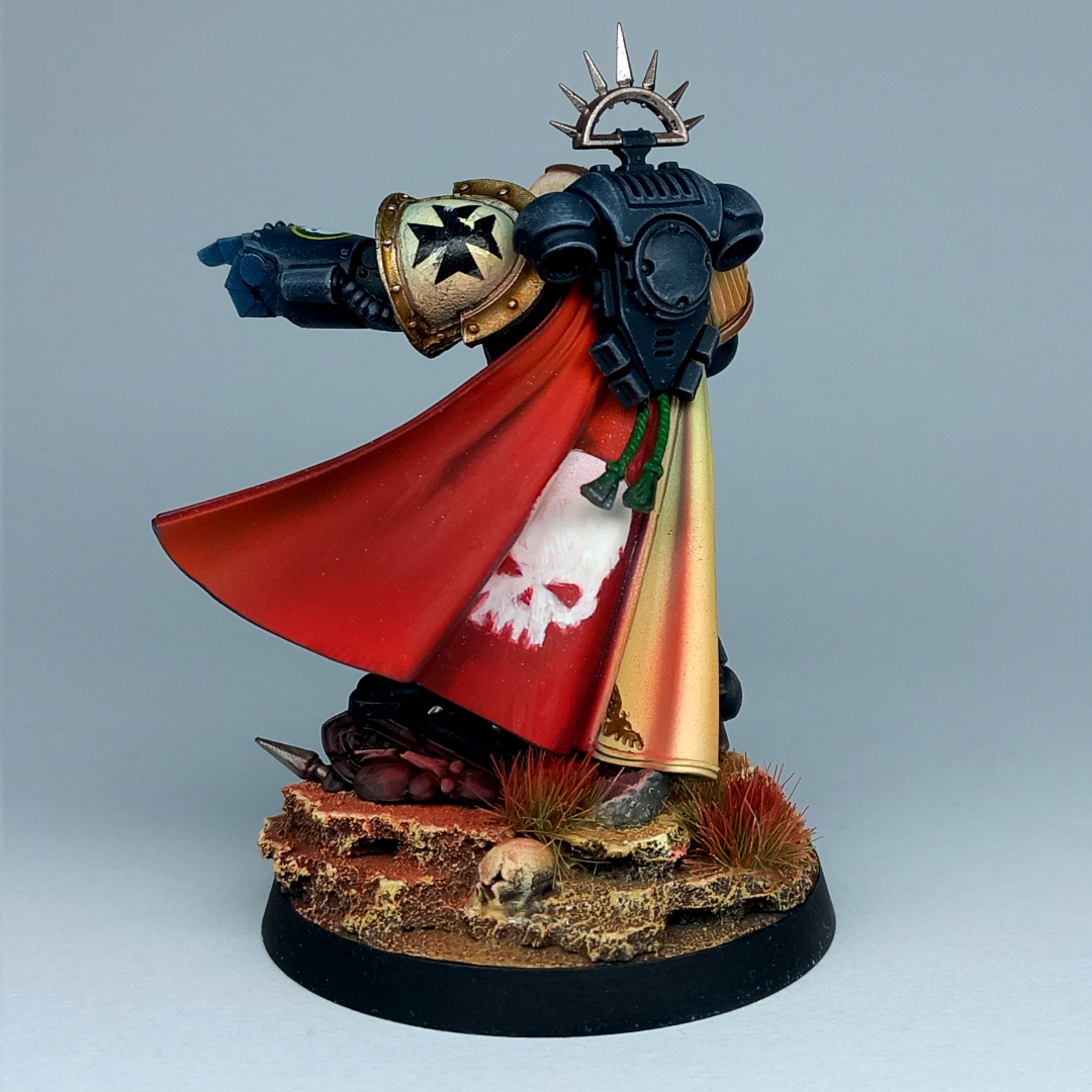 Warhammer 40k Primaris Captain Power Fist - Space Marines Peint Pro - Display