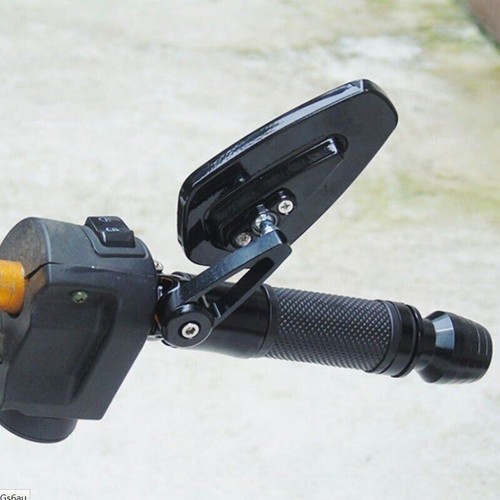 Bar End Mirrors Motorcycle Universal Motorcycle 7/8" Handle Bar End Rearview Side Mirrors For Honda Yamaha Miroir Vélo - Foto 7