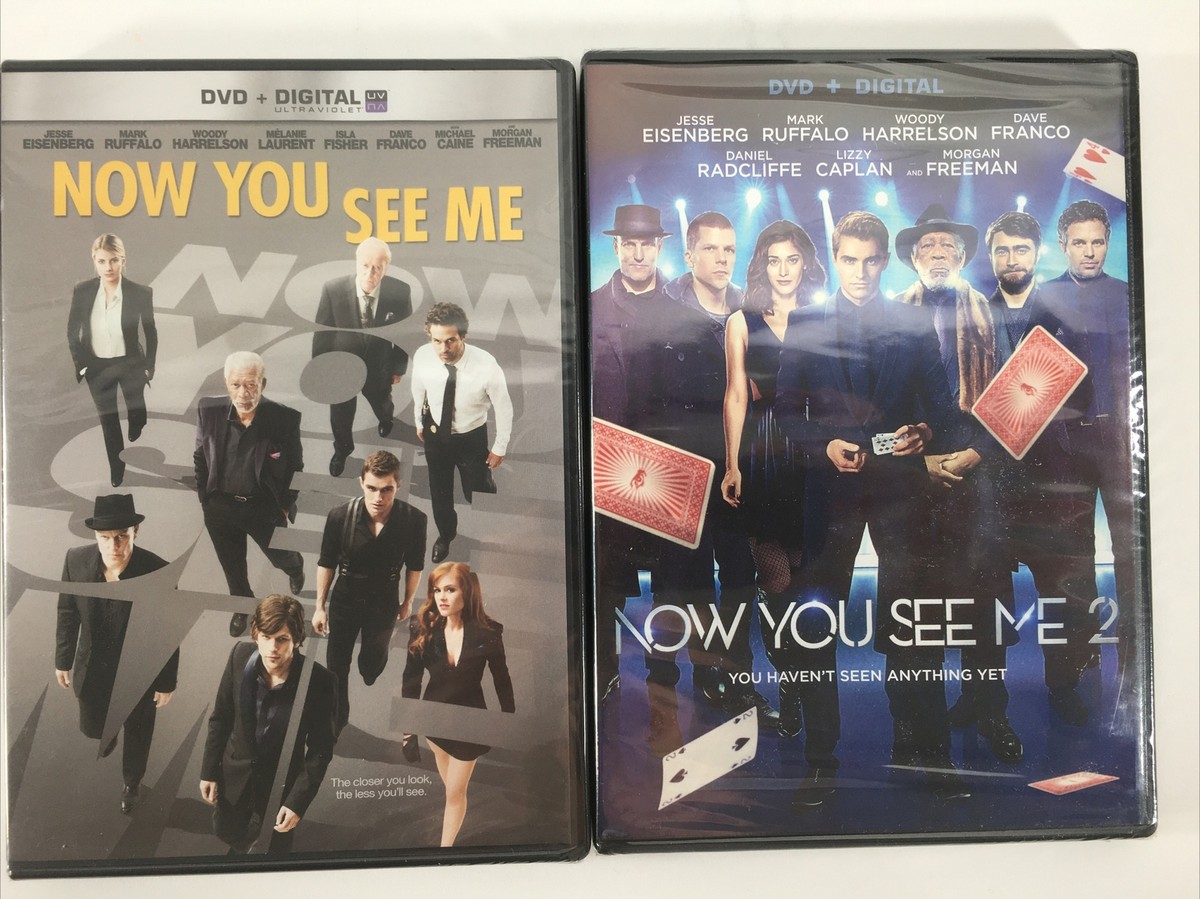 NOW YOU SEE ME Now You See Me Eisenberg Ruffalo Fisher Caine DVDs NEW  Sealed