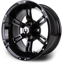 MODZ 14" Ambush - Glossy Black - Golf Cart Wheel