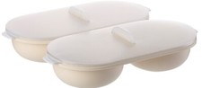 Egg poacher for Microwave 4 cup models Healthy meal Ready in minutes, No Mess