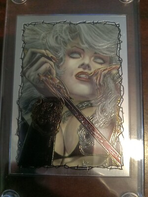 Lady Death Evil Ernie 1993 Chaos Comics Chromium Promo Card #4 by