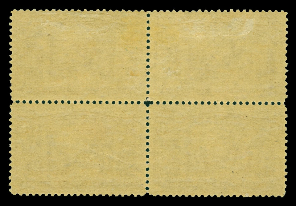 US 1893 COLUMBUS - Columbus at Barcelona 6c purple Sc # 235 mint MNH/LH blk of 4 - Image 2 of 2