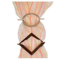 Fermaglio per tenda fermaglio per tenda tenda fermaglio decorativo nuovo in legno