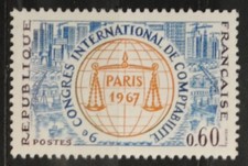 1967 FRANCE TIMBRE Y & T N° 1529 Neuf * * SANS CHARNIERE (MNH)