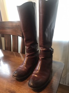 frye boots with zipper