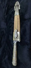 Seigen Argentina Inox 440 Gaucho Knife Vintage Alpaca Silver