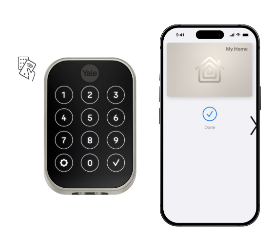 Yale Assure Lock 2 Plus Smart Deadbolt with Home Key Support in Satin Nickel-image