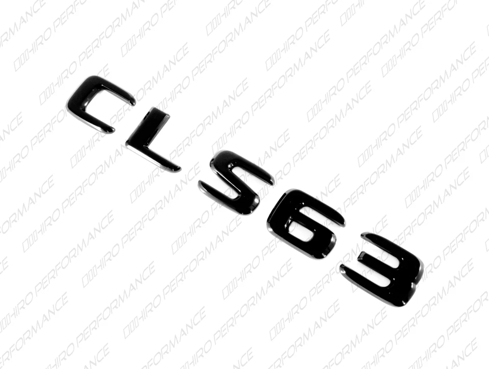 Letras emblema tapa maletero negro brillante para Mercedes-Benz CLS63 AMG C257 Foto 3 de 4
