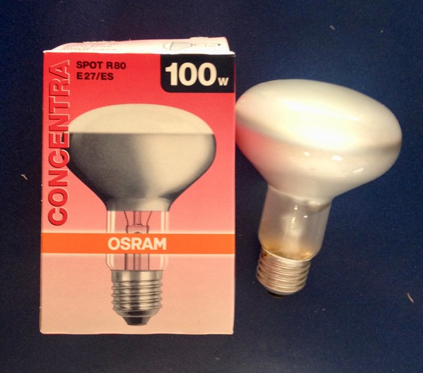 Osram Concentra Reflektor E27 100W 230V Reflektorlampe R80 Strahler Spot 80°-image
