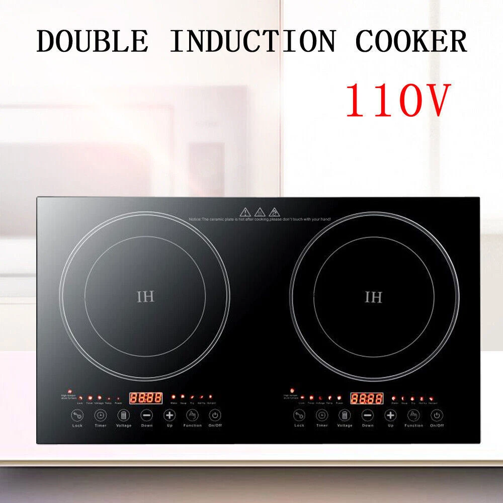 Electric Cooktop 26.77 Inch Electric Stove 110V 2400W 8 Power Levels w/  Timer | eBay