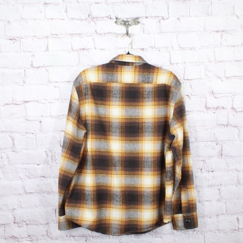 LL Bean Men's Signature 1933 Chamois Cloth Shirt Slim Fit Pattern Golden Cider L - Picture 7 of 12