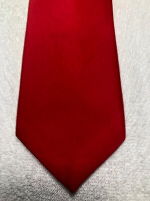 PRINCE BELLINI MENS TIE RED WITH COWBOY BOOTS AND HAT 3.25 X 58