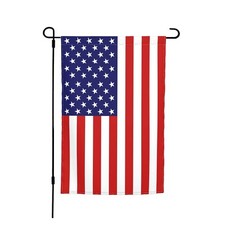 Outdoor 12x18 Inch Double Sided American Garden Flag American 4th of July Dec...