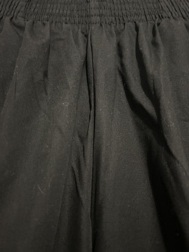 Landau Women Pants PSM Black Essentials Full Elastic Waist Cargo Scrub Bottom - Picture 10 of 14