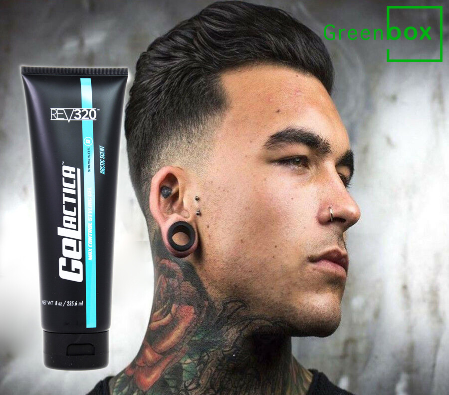 3 Gelactica Hair Gel 8oz Organic gel. Strong Hold.FOR MEN ORGANIC
