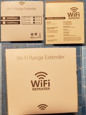 Wi-Fi Repeater Long Range Signal Range-TWO 2 TWO 300Mbps Wireless Boosters, NMIB