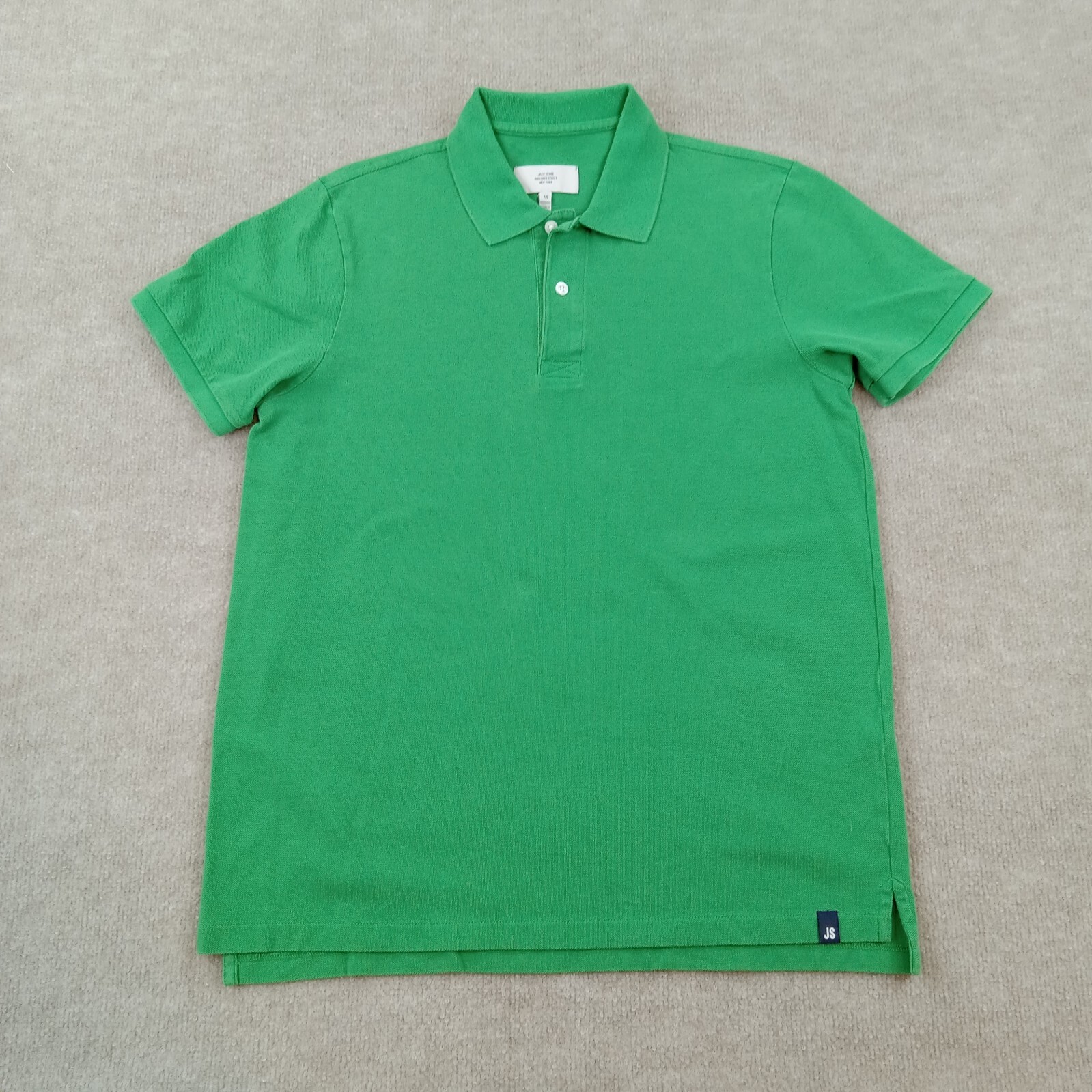 Jack Spade Polo Shirt Mens Medium Green Short Sleeve Golf Tennis Casual
