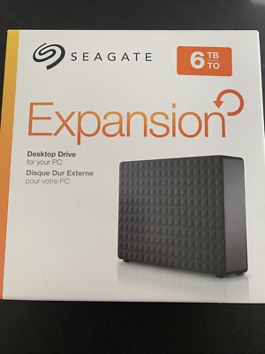 Seagate Expansion 6TB Desktop External Hard Drive USB 3.0 (STEB6000403) 