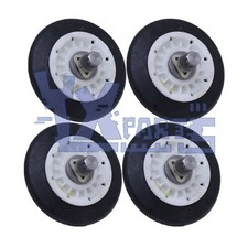 4 PACK Dryer Drum Roller  Shaft 4581EL2002C Compatible With LG 4581EL2002C