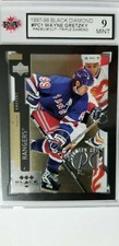 Wayne Gretzky 1997-98 TRIPLE Black Diamond Die-Cut Hockey Card KSA Graded 9!!!