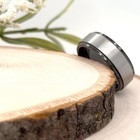 8mm Modern Unisex Tungsten Ring Brushed Finish polished Edges Durable Band — photo 1