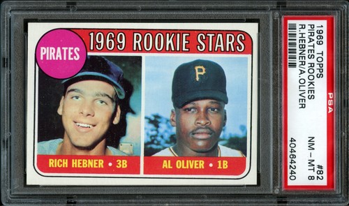 1969 Pirates 1969 Rookie Stars: Rich Hebner / Al Oliver #82