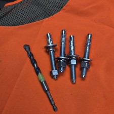 9/16x4 9/16" Concrete Wedge Anchors 80  uline h 3722