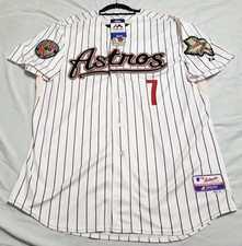 MAJESTIC AUTHENTIC 52 2XL, HOUSTON ASTROS CRAIG BIGGIO COOL BASE ON FIELD Jersey