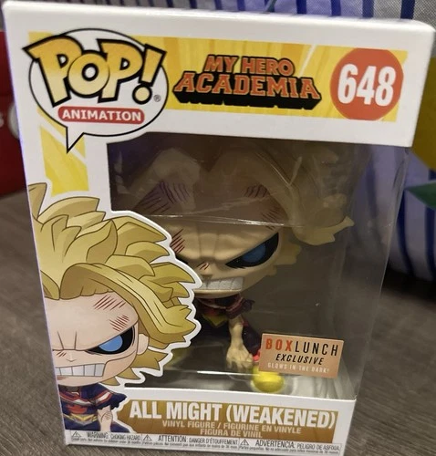 Funko Pop!  My Hero Academia All Might (Weakened) Box Lunch #648 GITD