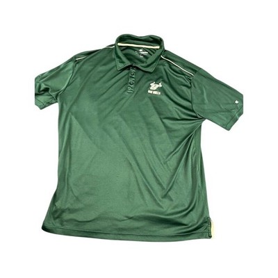 Men s Colosseum 2XL Green USF Bulls Polo Shirt   Good Condition